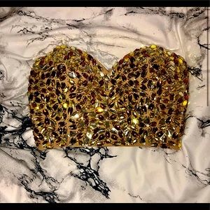 GUESS Marciano crop top size medium.